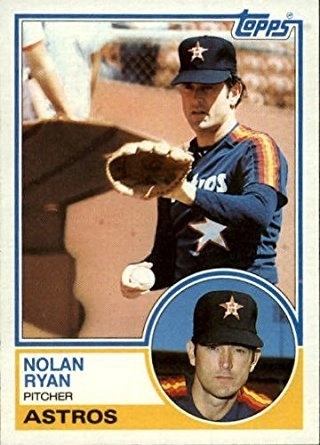 1983 Topps Baseball Card #360 Nolan Ryan #360 Nolan Ryan