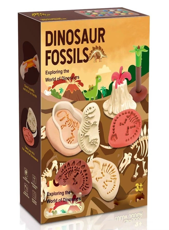 Yunerkita Color Dough Set Dinosaur - 2+ years 23 pcs