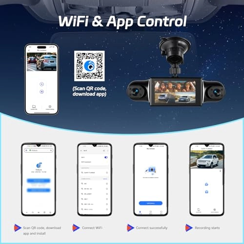 360° 4 Channel Dash Cam - 2K