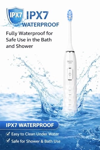 Sonic Electric Toothbrush - 38,000 VPM 5 Brushing Modes White