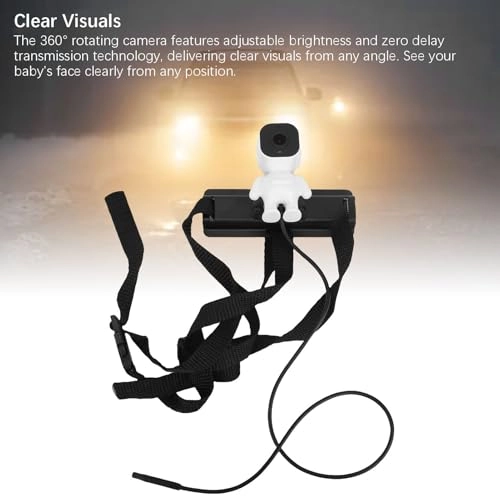 7 Inch Baby Car Camera - Split Screen Dual Camera