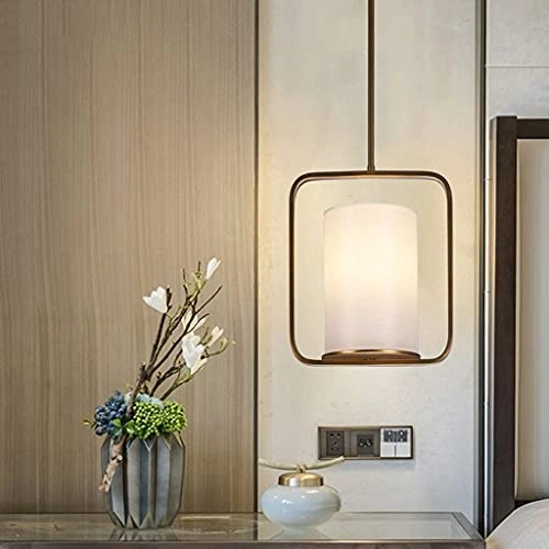 Single Head Chandelier - New Chinese Style Fabric