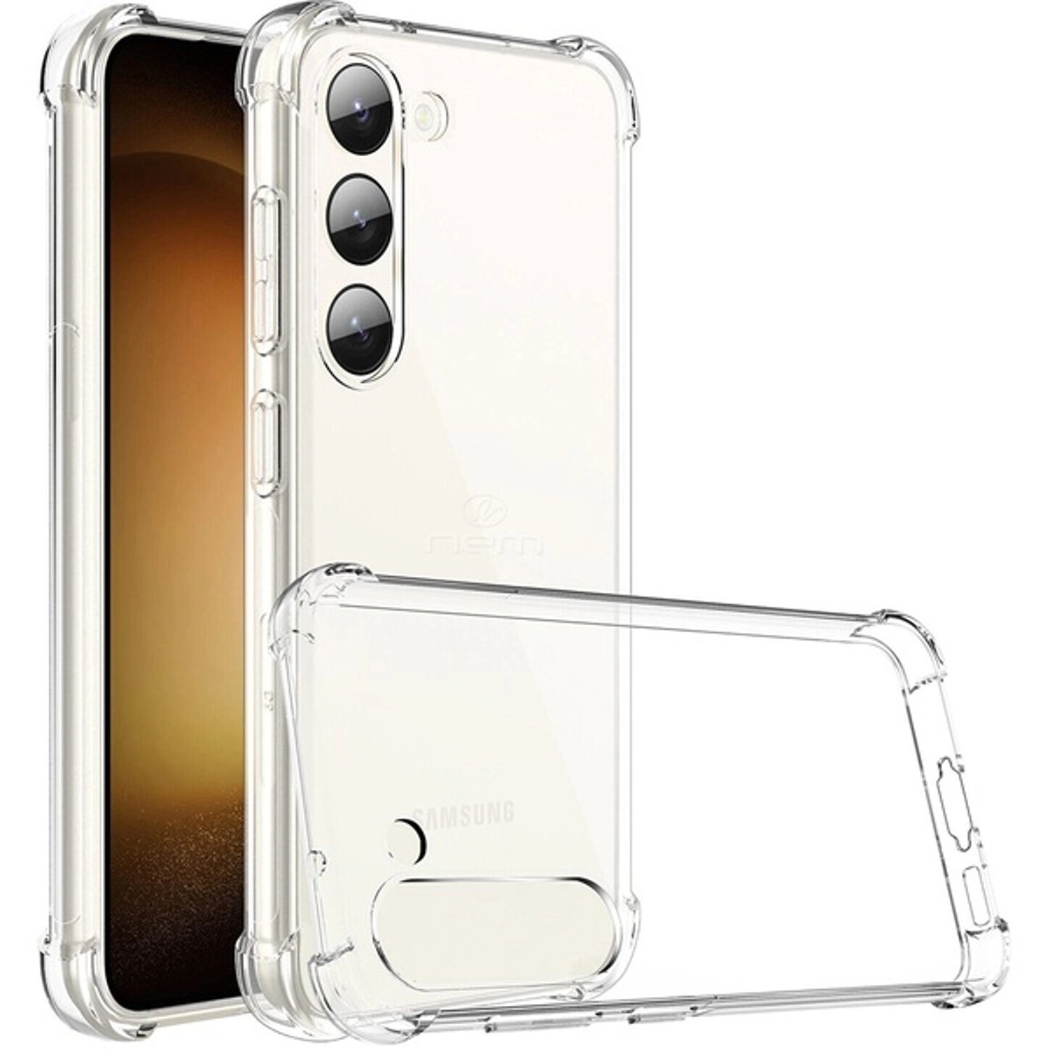 Clear Screen Protector + Back Protector for Galaxy S23 Plus