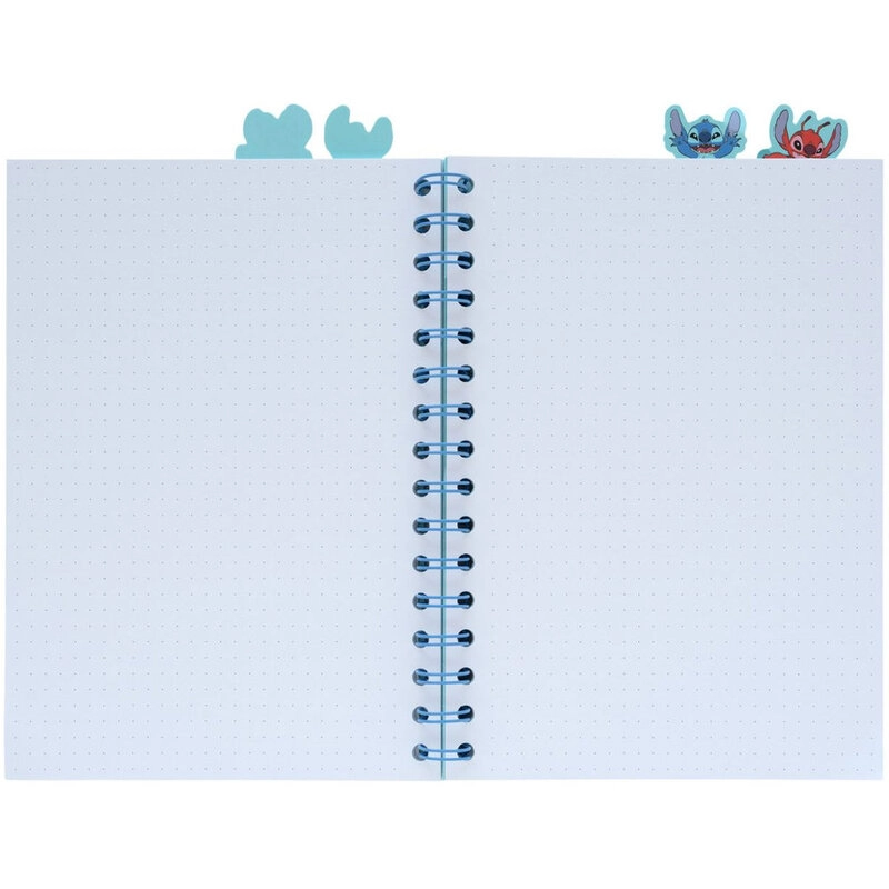 Erik Disney Stitch Waves Project Notebook A5 Spiral - 80 Pages