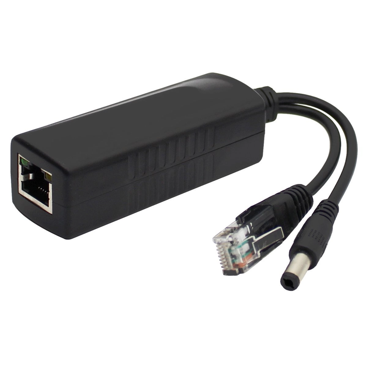 PoE Splitter Adapter - 48V to 12V IEEE 802.3af 10/100Mbps Pack