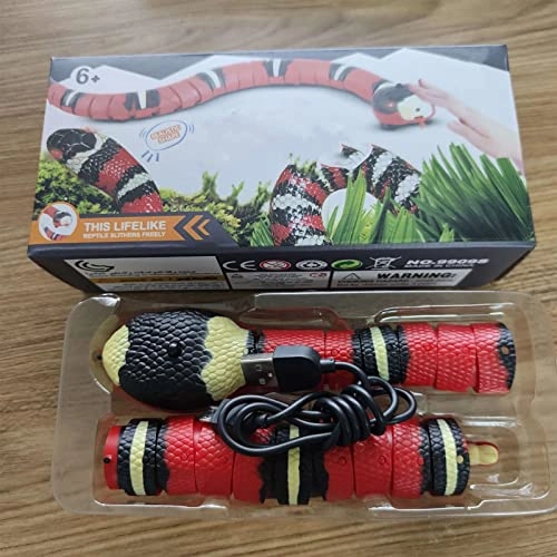 Smart Sensing Snake Toy - Colorful 3D Texture Sleep Mode