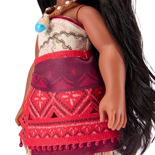 Moana Doll - 16 inch Reflective Eyes tapa print dress Ages 3+