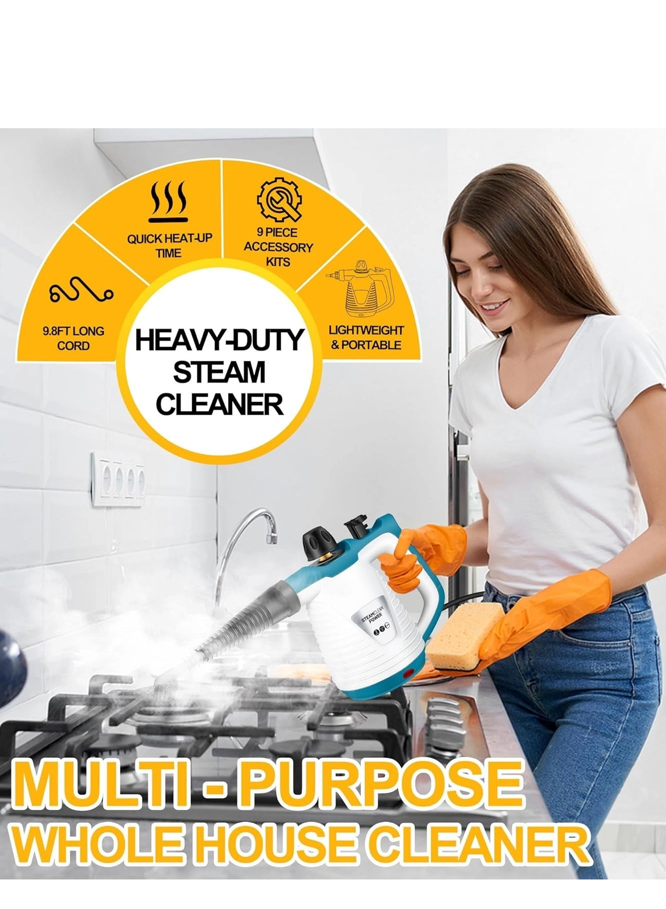 Handheld Steam Cleaner - 3.0bar 350ml