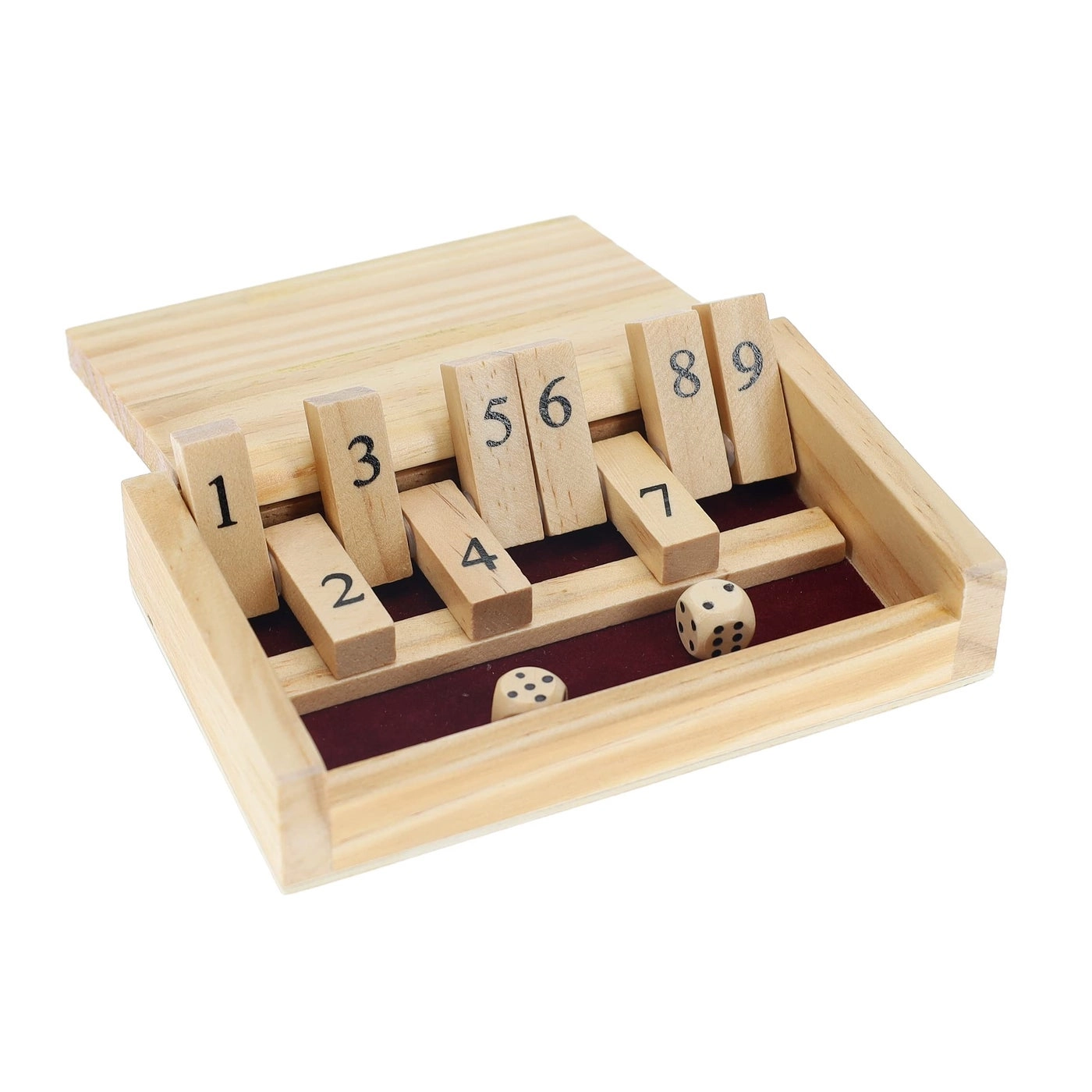 Shut The Box - Mini Wooden