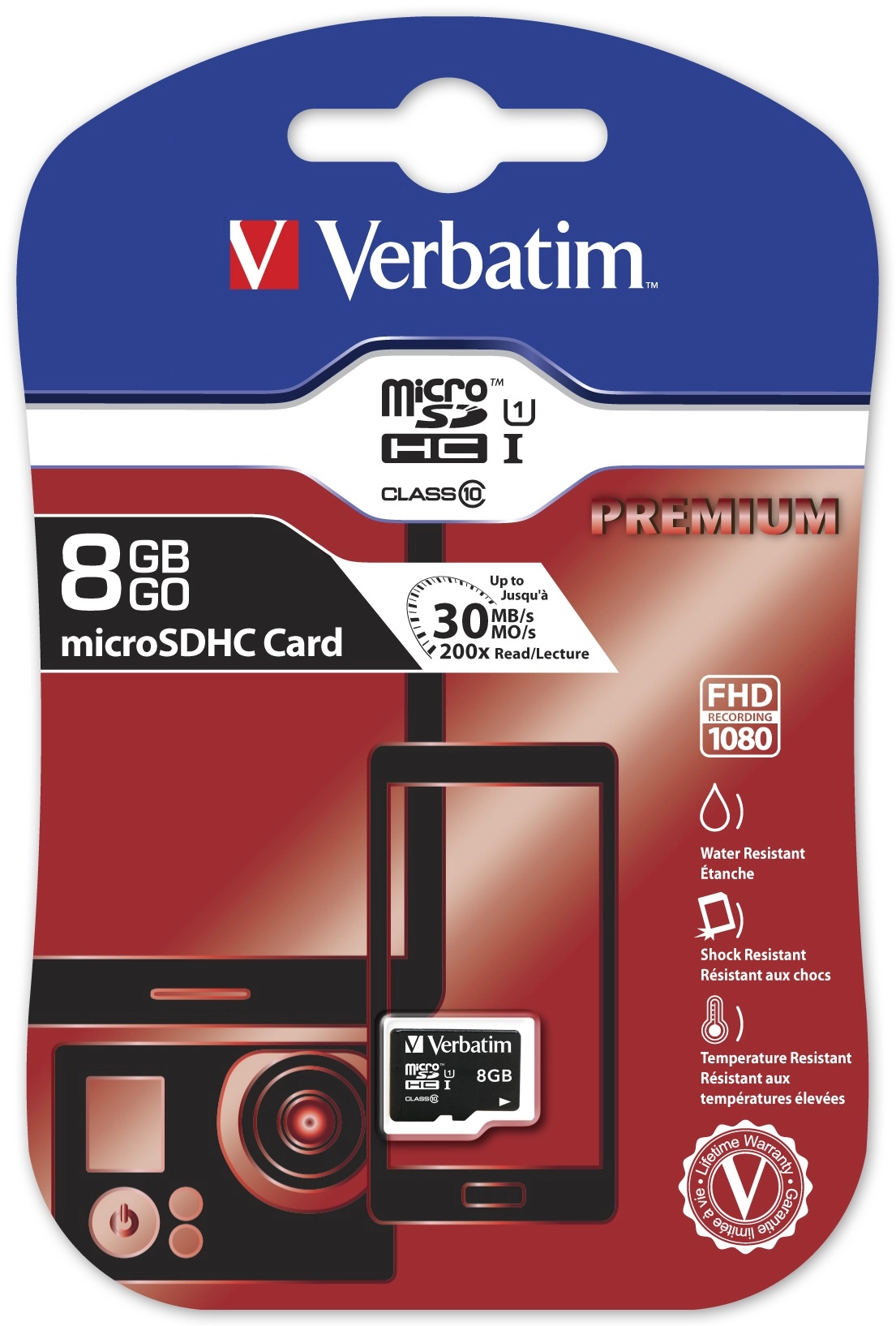 microSDHC Speicherkarte - 8GB