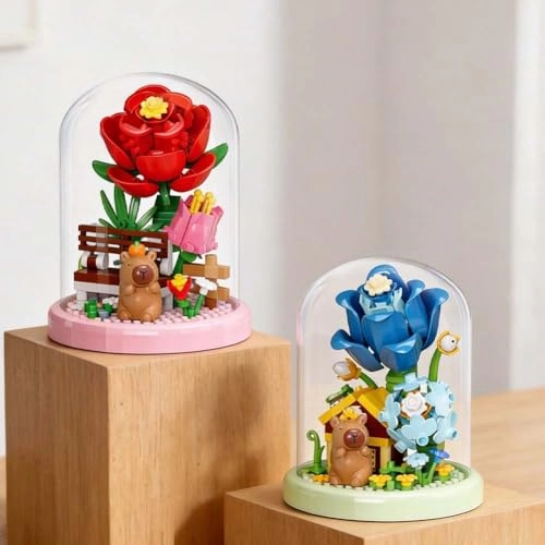 Capybara Flower Building Blocks - 2pcs