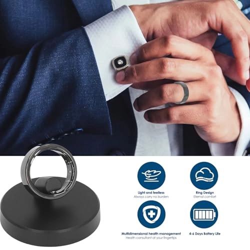 Smart Ring Health Tracker - 22.3mm/0.88inch