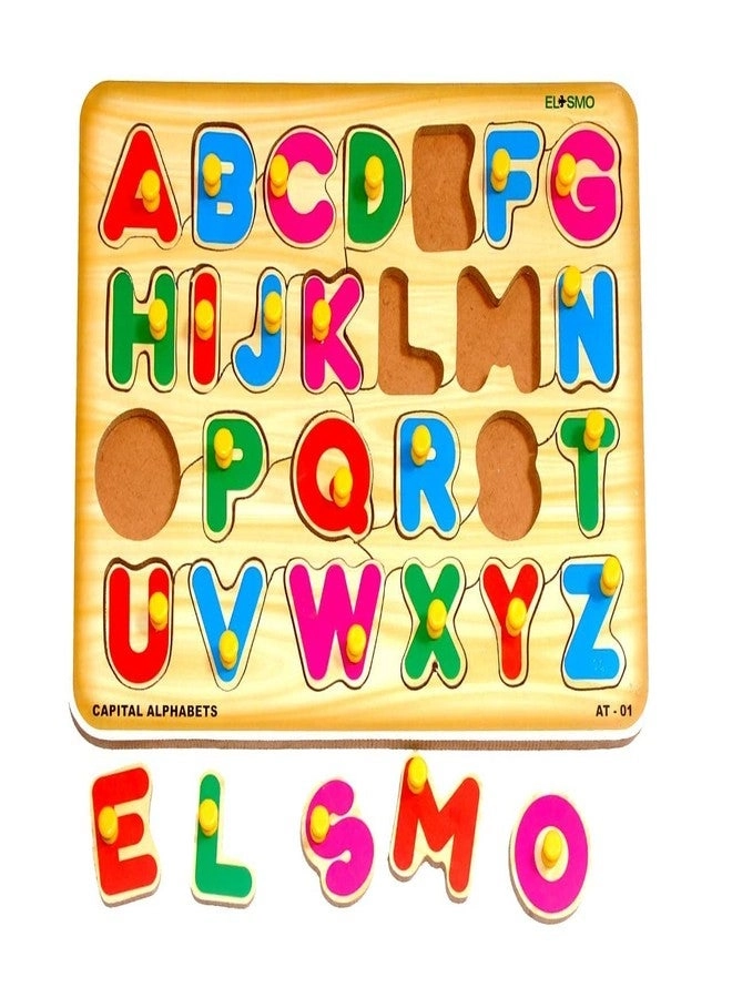 Wooden Alphabet Learning Board