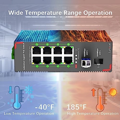8 Port PoE Gigabit Switch 8-Ports