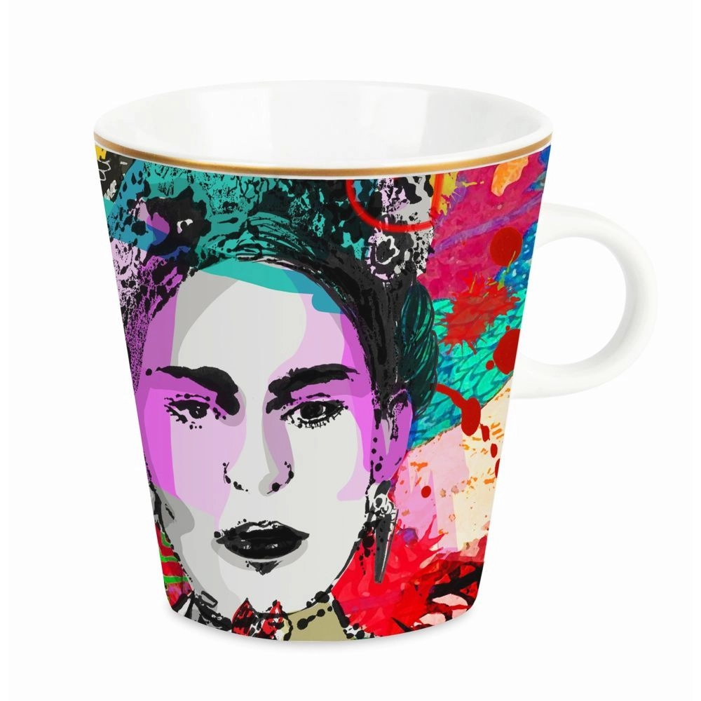 Baci Milano Street Art Porcelain Mug - Frida