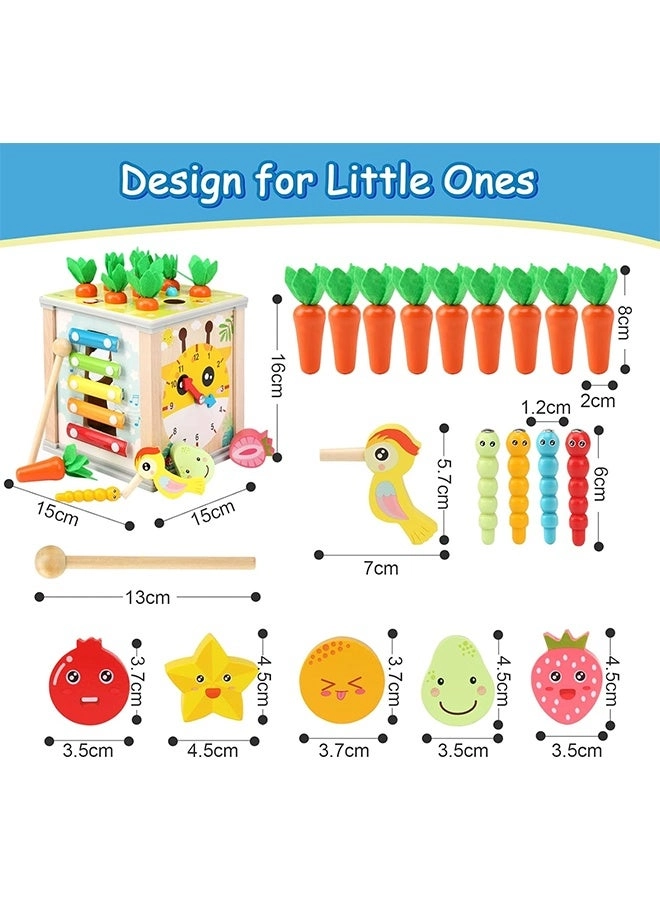 Wooden Activity Cube