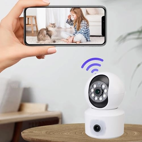Dual Lens Security Camera 1080P