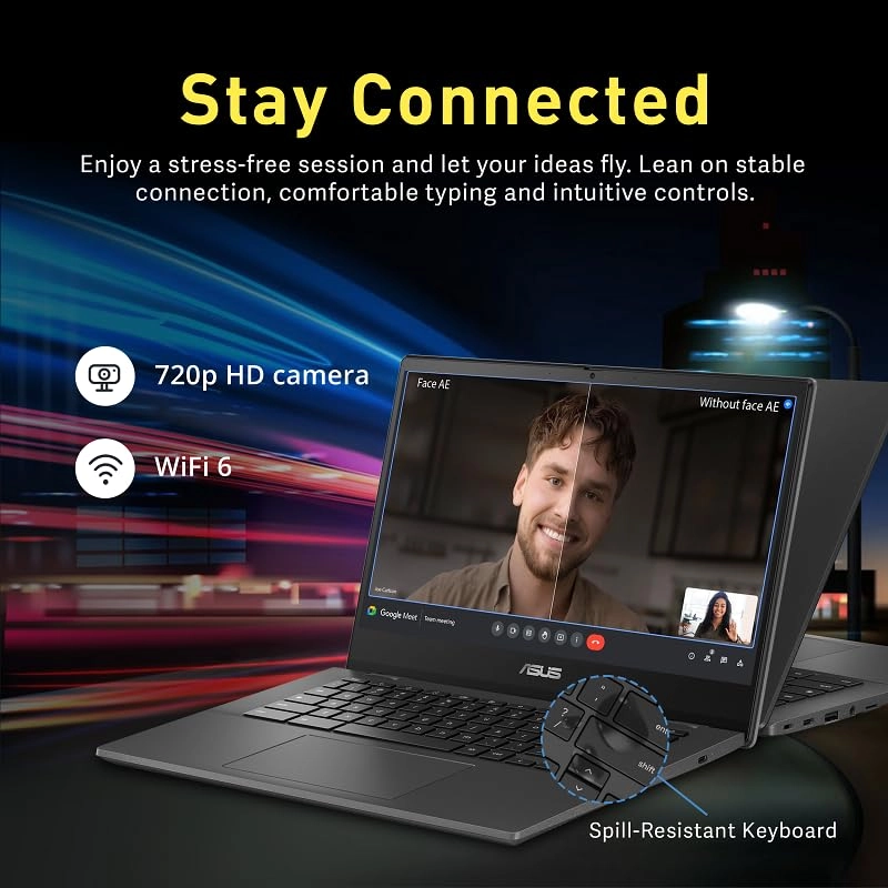 Chromebook CM14 CM1402CM2A - 14'' Kompanio 520 4GB DDR4 64GB eMMC