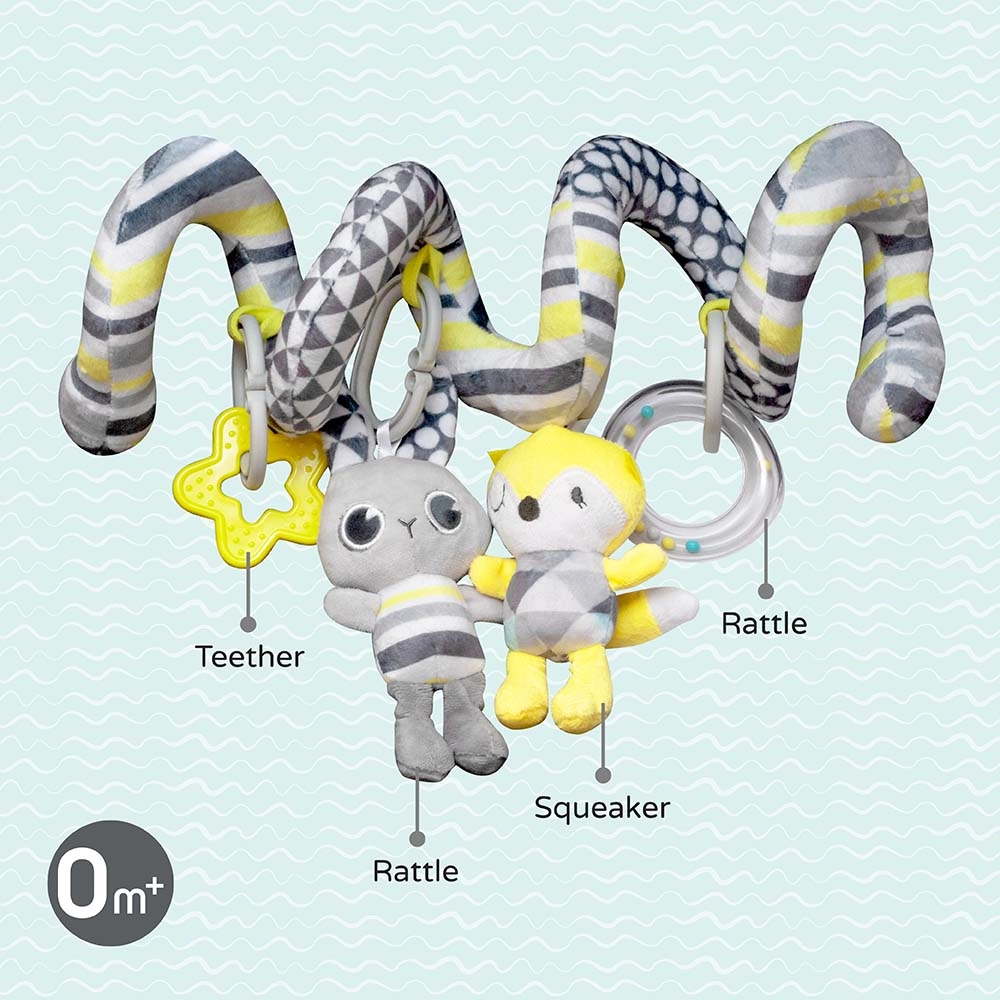 Spiral Activity Hanging Bee Toys - 0 months & above