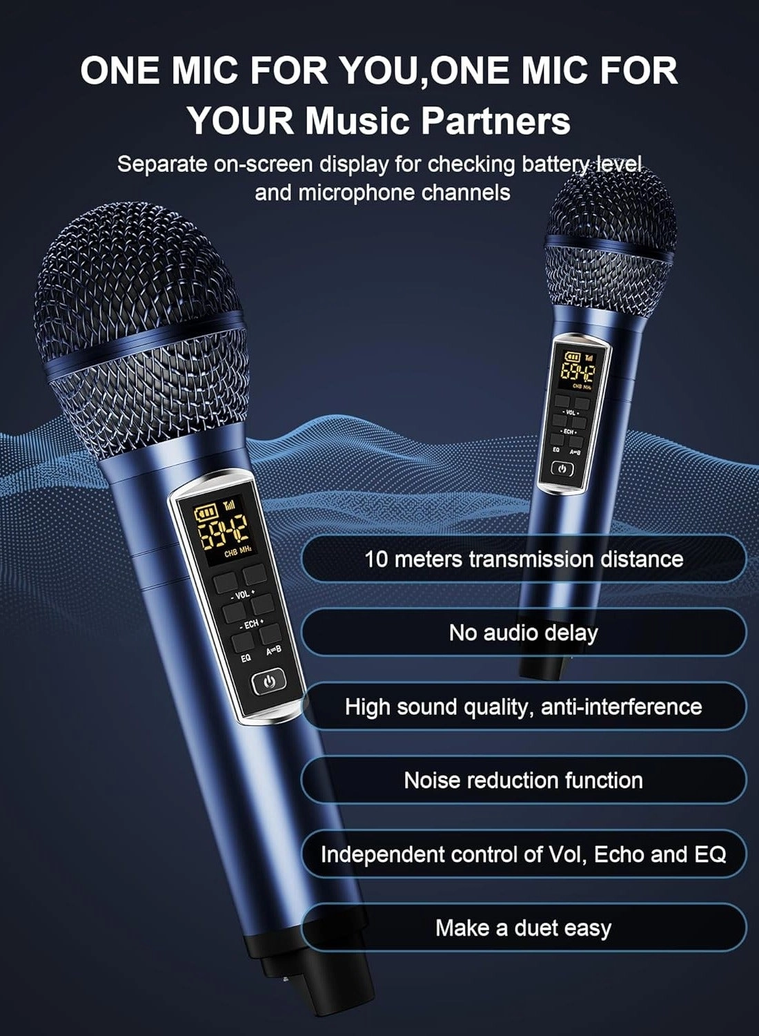 S39Pro - two wireless microphones