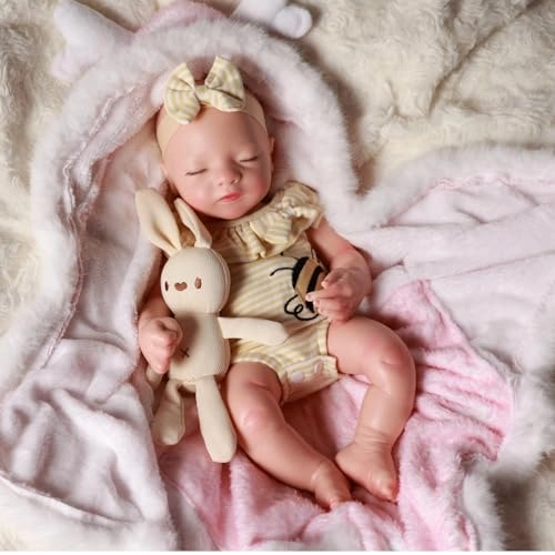 Reborn Baby Doll - 16 Inch Full Platinum Silicone Ages 3+