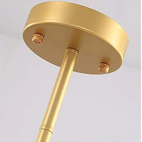 Scandinavian Iron Molecular Chandelier - 4 heads Golden