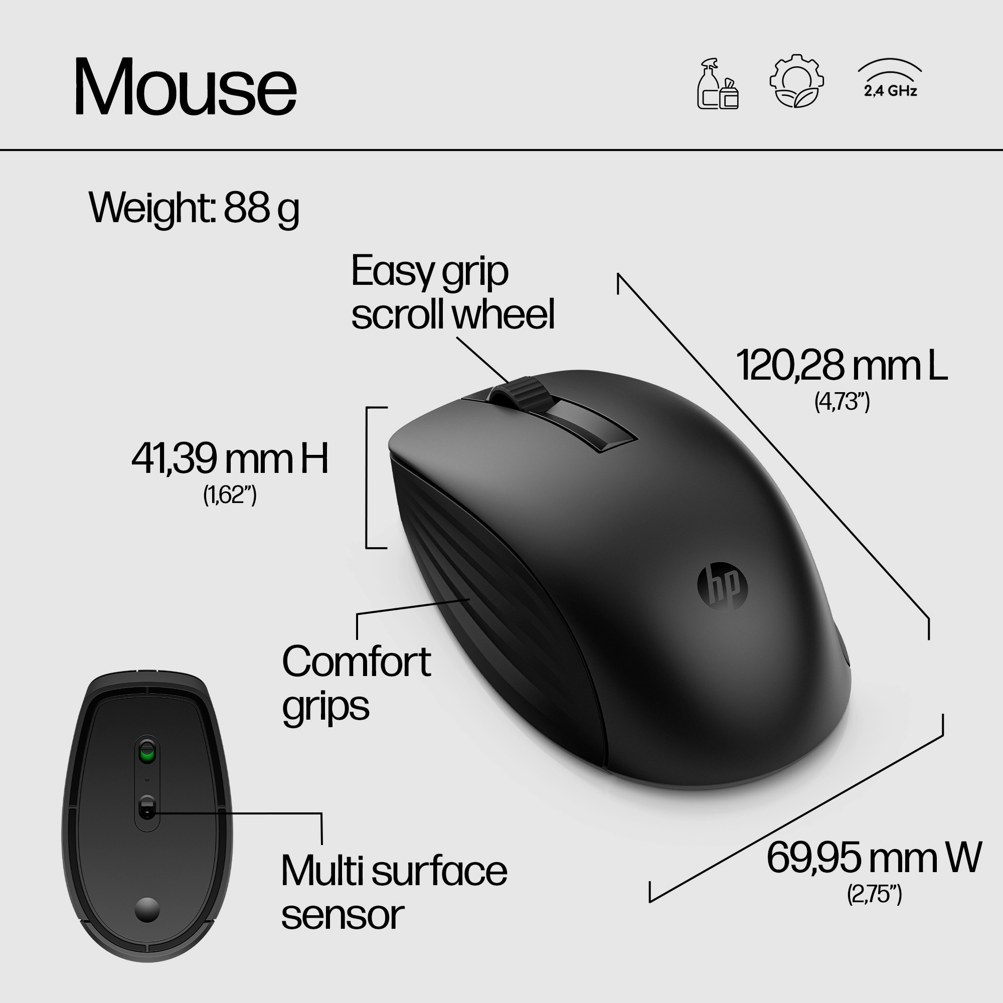 650 Wireless Keyboard And Mouse Combo - AR/EN Wireless