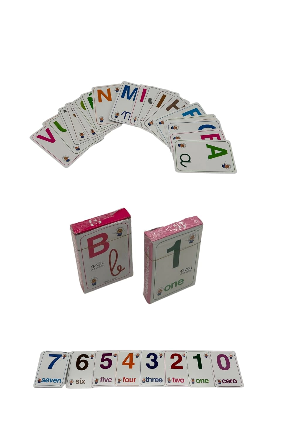 IPM VENTAS ABC & NUMBER LEARNING CARD DECK - 3 years and up two decks