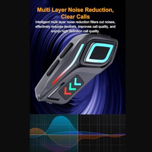 Motorcycle Helmet Headset - Bluetooth 5.4