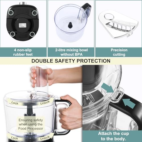 Food Processor - 2L 800 watts