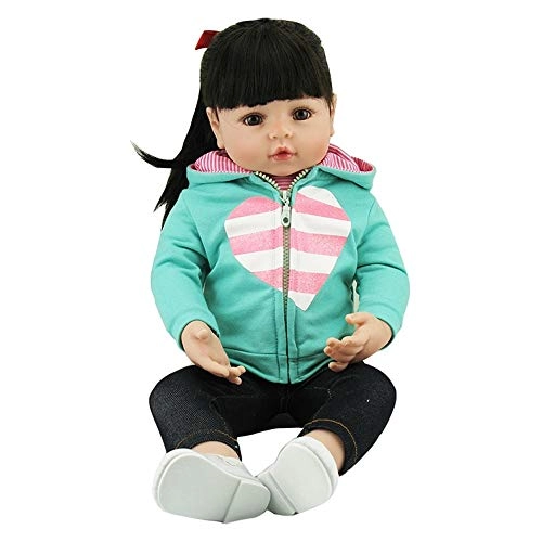 Reborn Baby Doll - 55cm/22in Soft Silicone Dressed