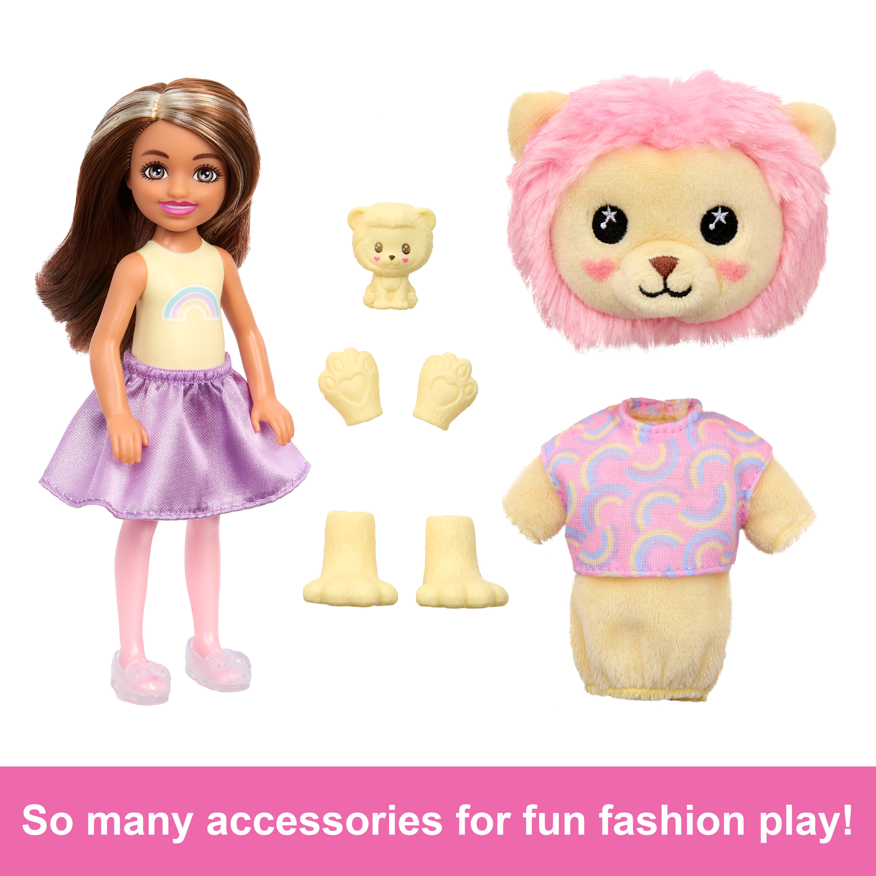 Good Vibes Bear Barbie Fashion Doll - Cutie Reveal Care Bears Series 2 10 Surprises Ages 3+