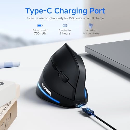 Ergonomic Vertical Mouse - USB