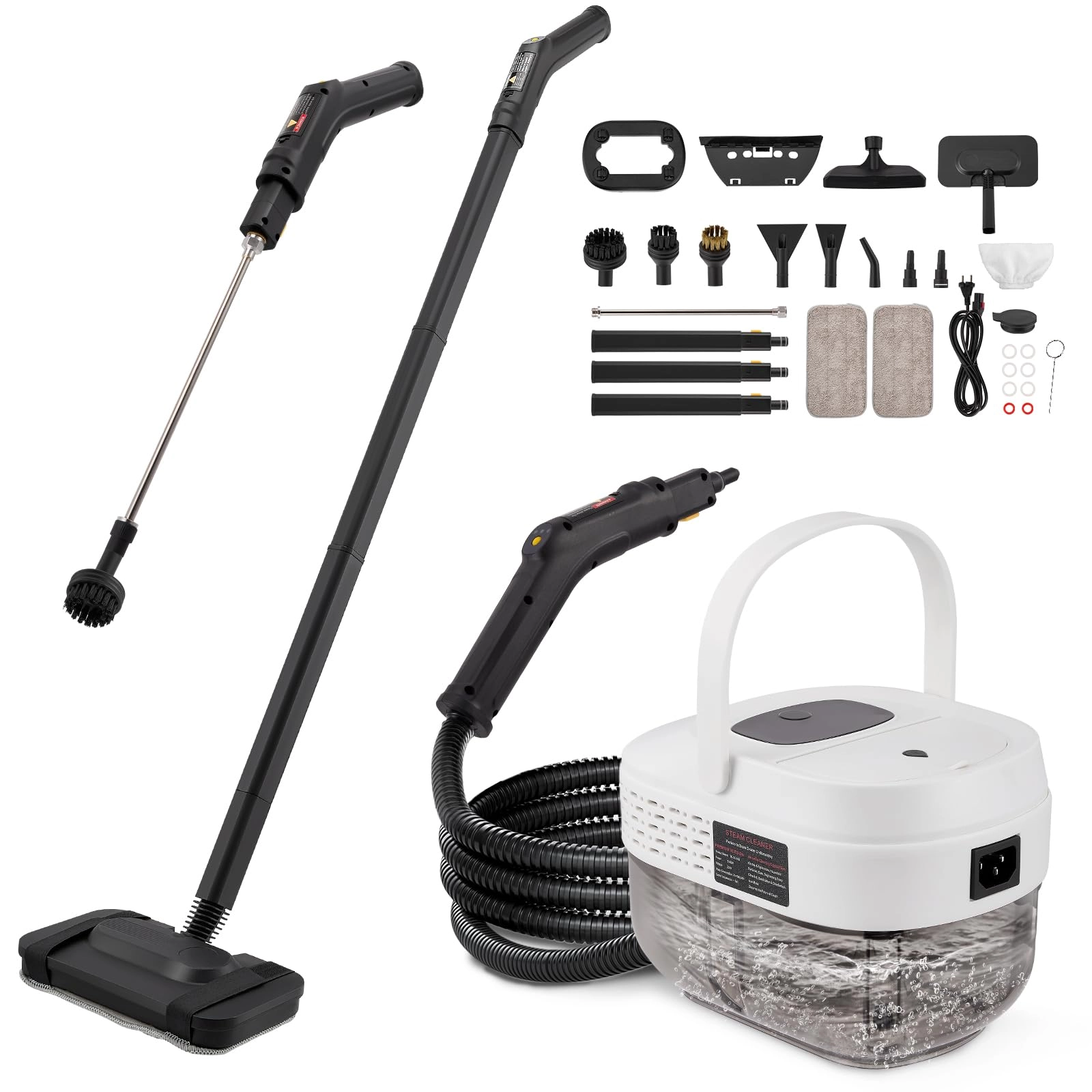 Jradse High Pressure Steam Cleaner - 3 Bar 1.6L