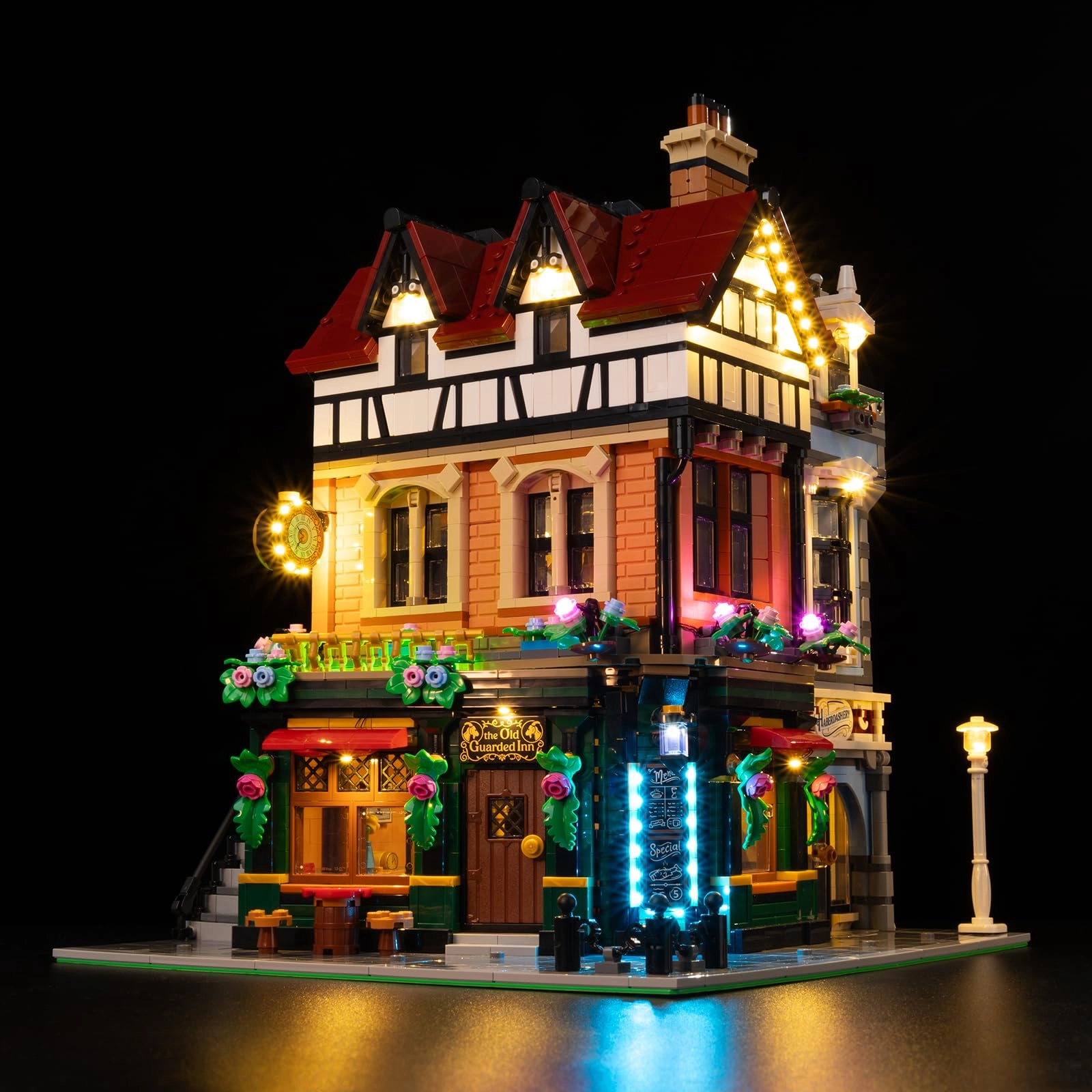 Kyglaring LED Lighting Set - leg0 Tudor Corner 10350 Only LEDs Not Brick Set