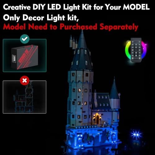 Light kit for LEGO Hogwarts Castle 76454