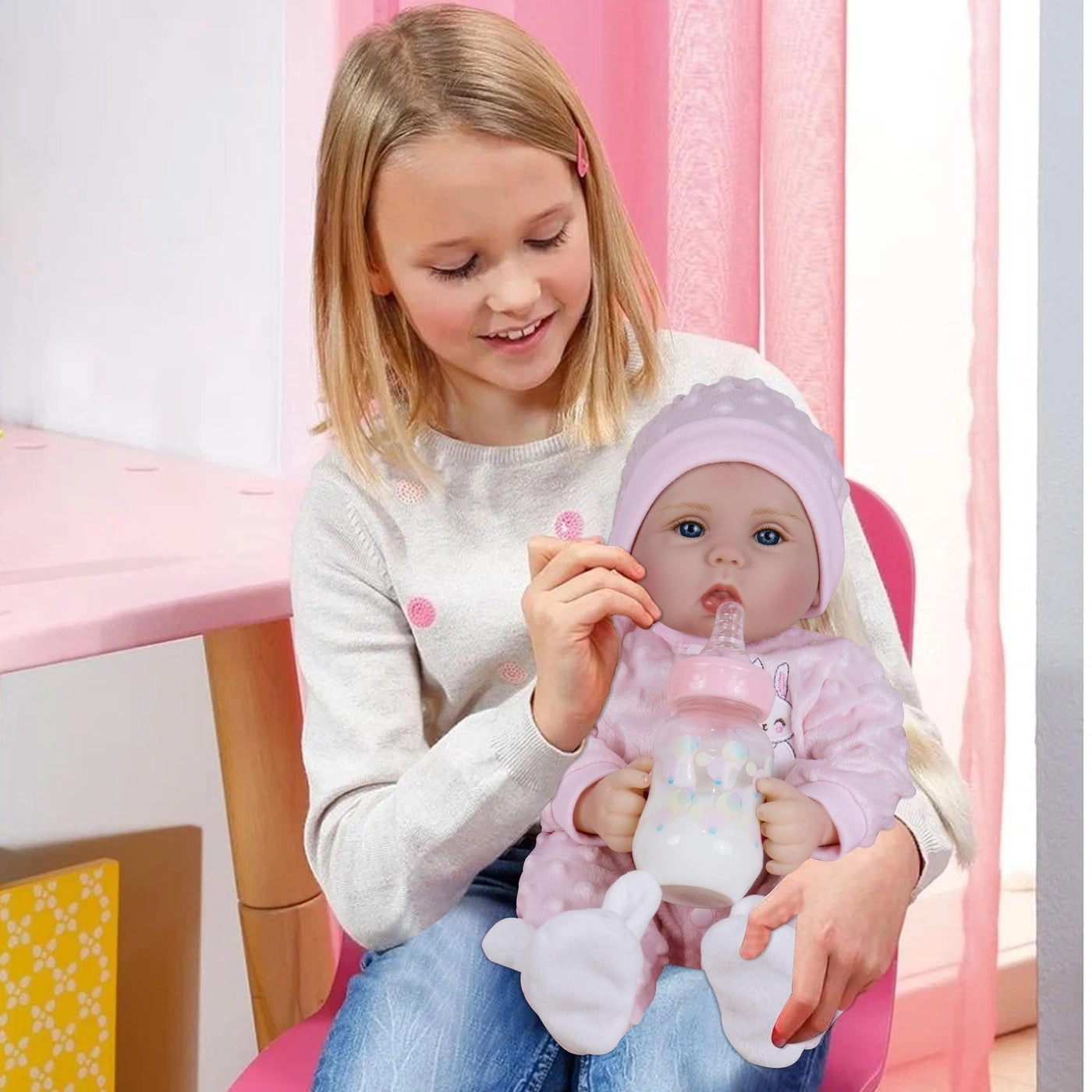 Reborn Baby Doll - 18-Inch Silicone Ages 3+
