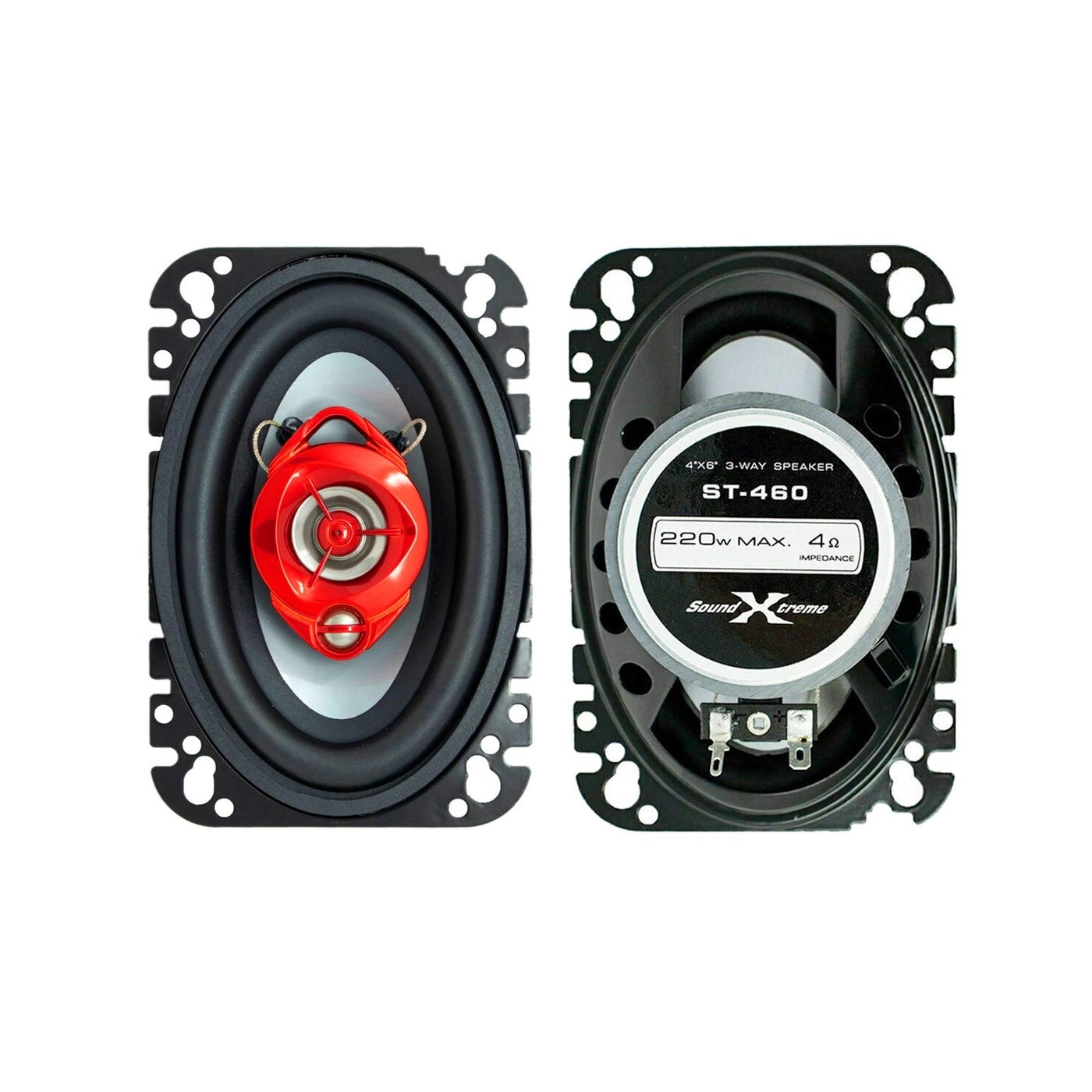 4x6 3-Way Coaxial Car Speakers