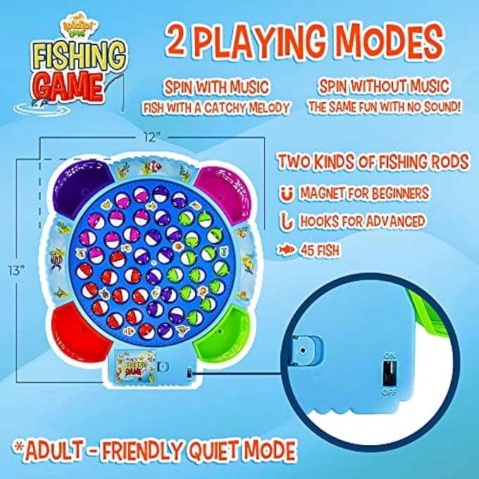 Fishing Game Play Set - Age 3 and Up 45 pieces