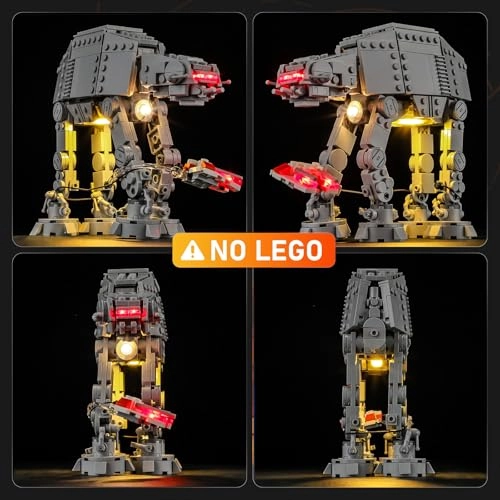 Led Light for Lego-75440 at-at - Easy Install Hidden Wiring