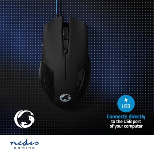 GMWD110BK Gaming Mouse - Wired