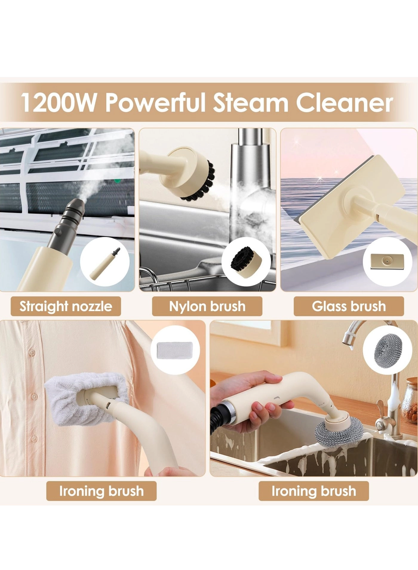 Handheld Steam Cleaner - 2.8-3.2Bar 350 ml