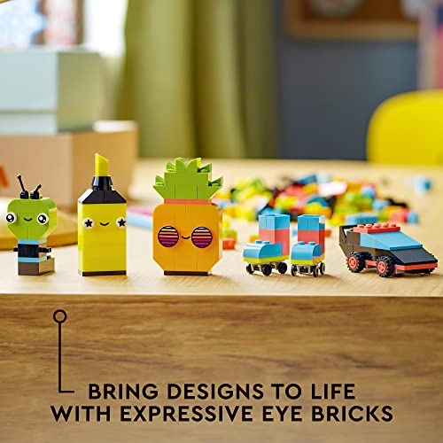 LEGO Classic Creative Neon Fun Brick Box Set (11027)