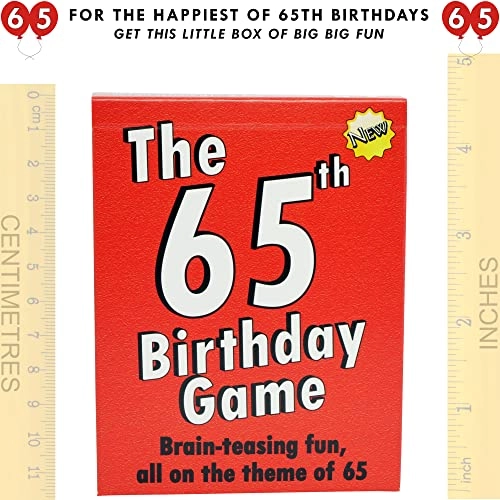 65th Birthday Game - English Adult