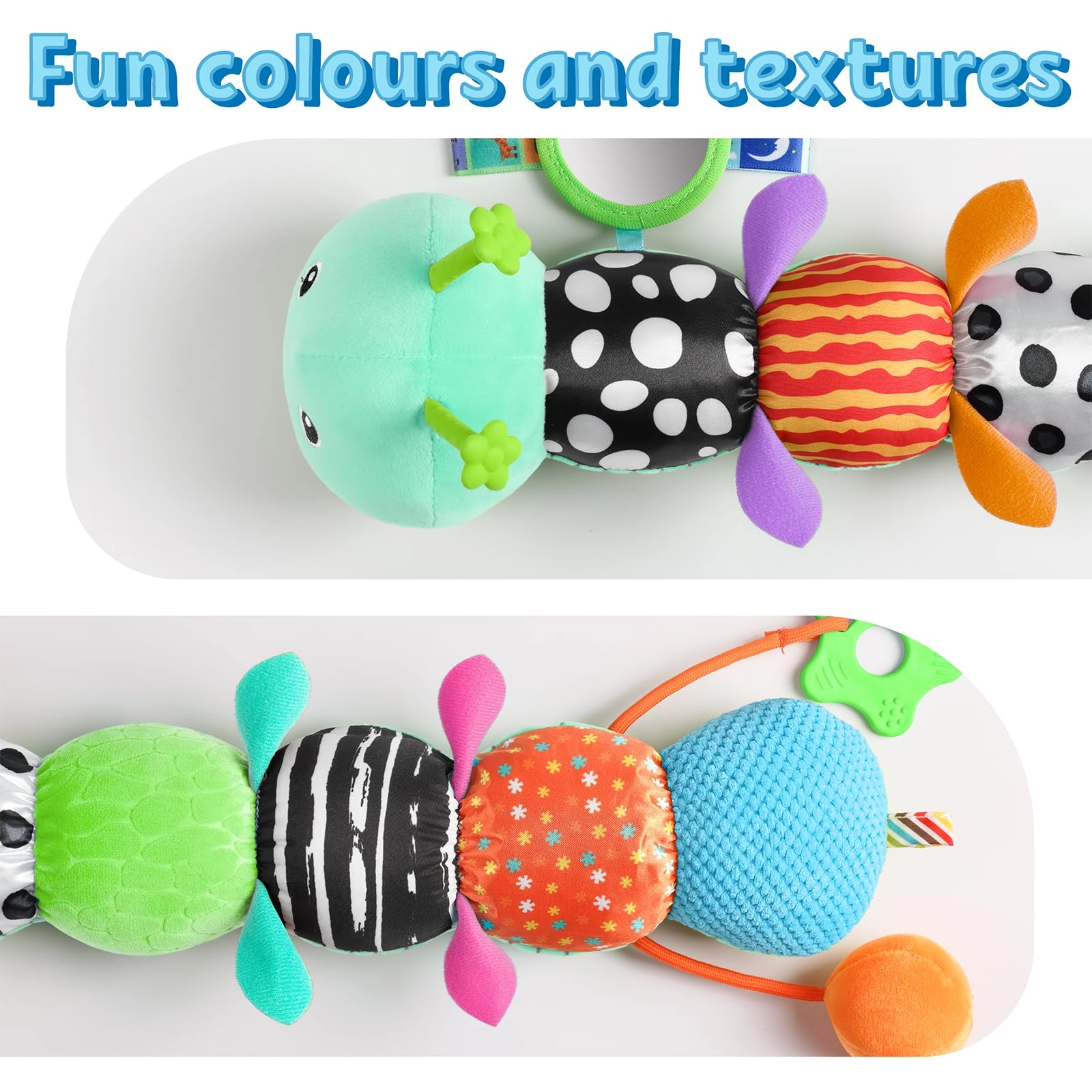 Musical Caterpillar - 6-12 Months Plush, Cotton Animal 1.0 Count
