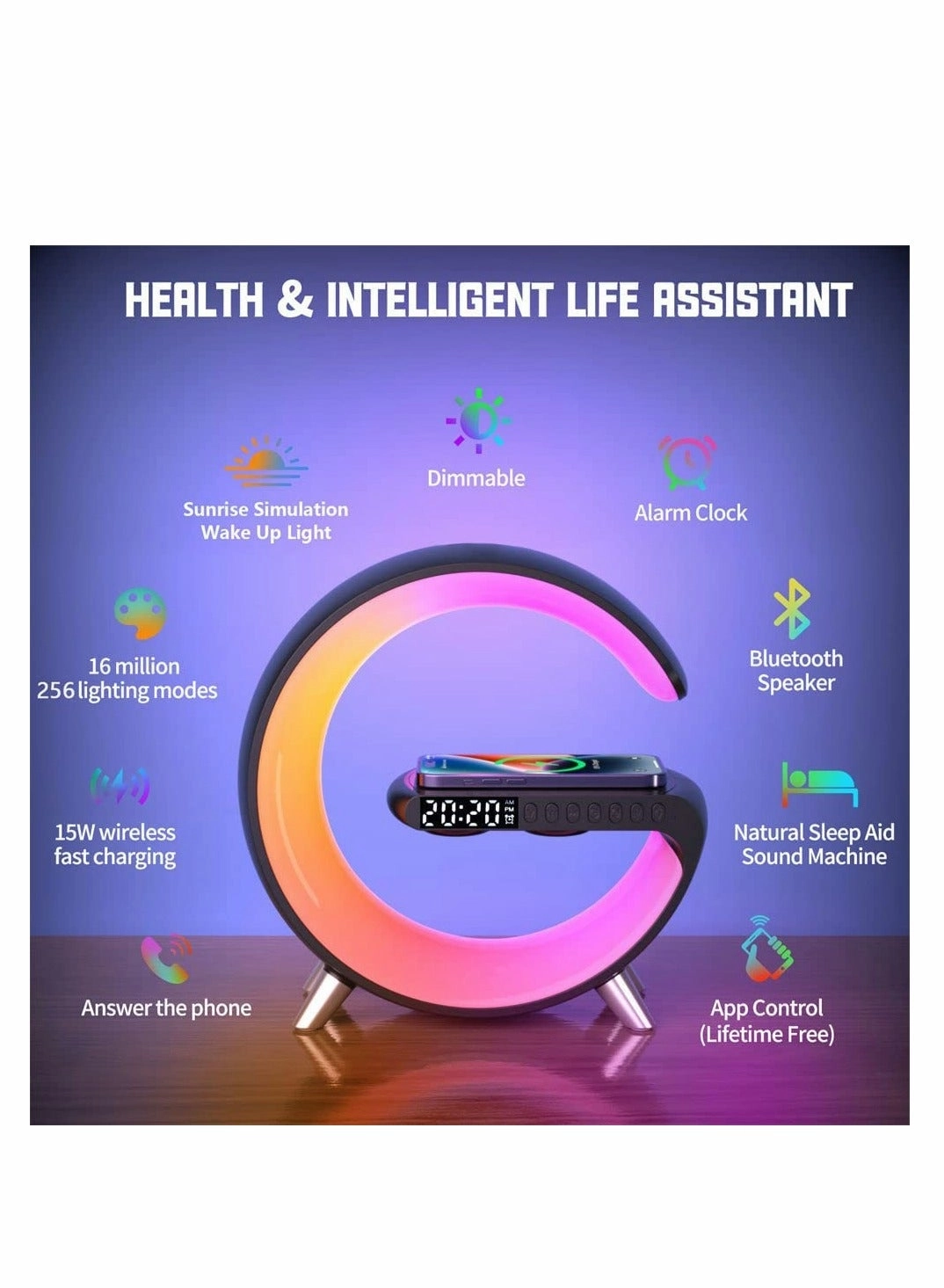 Portable LED Bluetooth Speaker