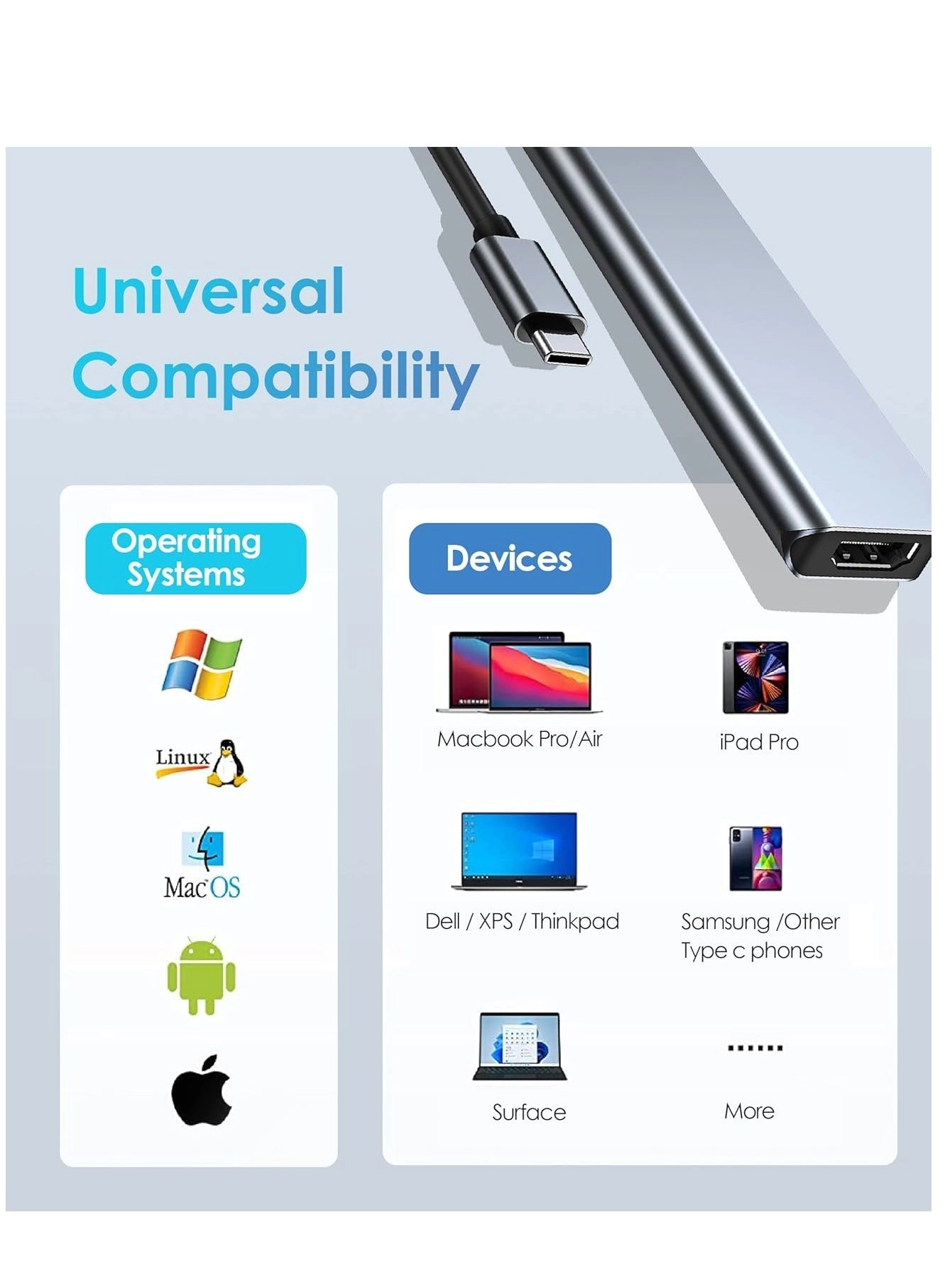 HUB-7IN1 - 4K HDMI 100W PD