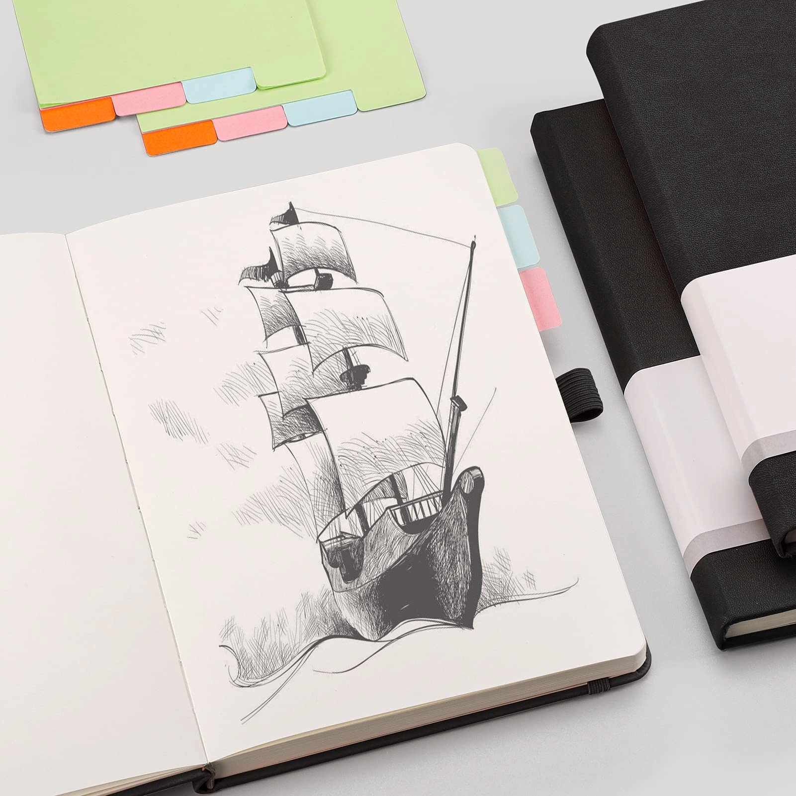 Blank Notebook A5 Hardcover - Blank 96 Sheets