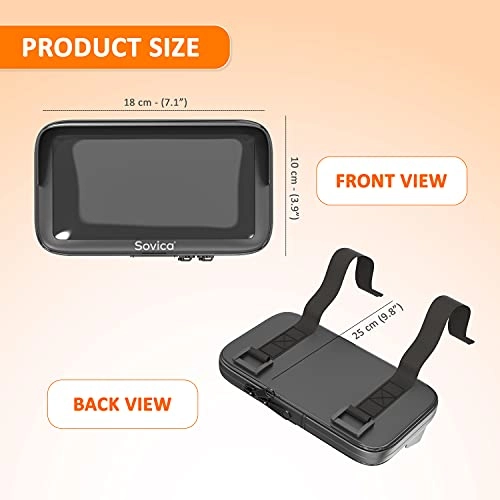 Mobile Sports Motorcycle Mount - Waterproof Case for Smartphones up to 7.5 Inches