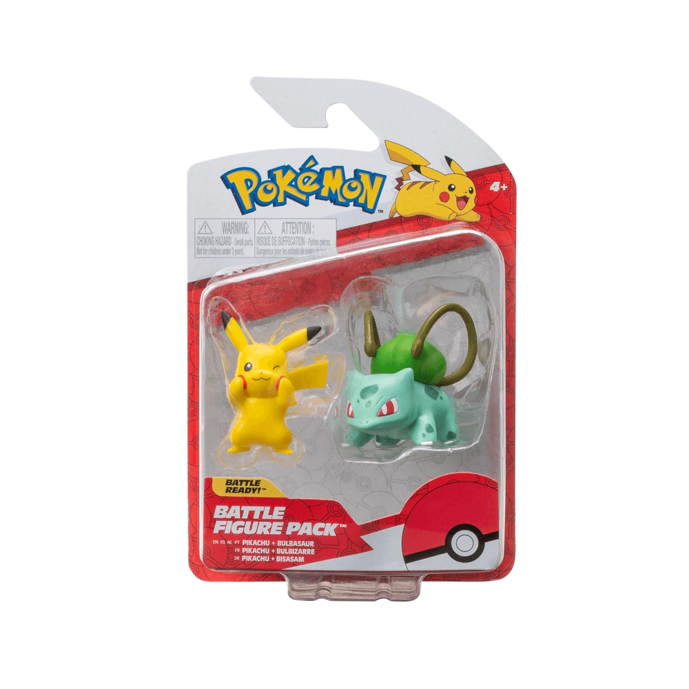 Pokemon Battle Figure Kanto - Style May Vary 2 pcs